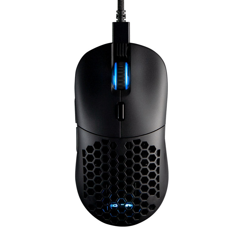 TECWARE Pulse Ambidextrous Wireless Gaming Mouse - 16000 DPI, 400 IPS (Black/White)