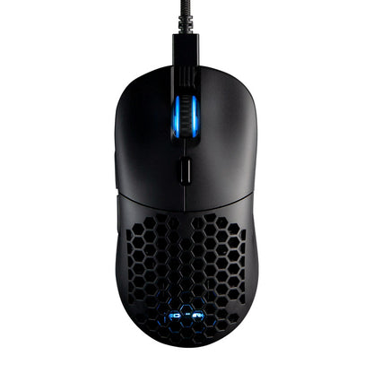TECWARE Pulse Ambidextrous Wireless Gaming Mouse - 16000 DPI, 400 IPS (Black/White)