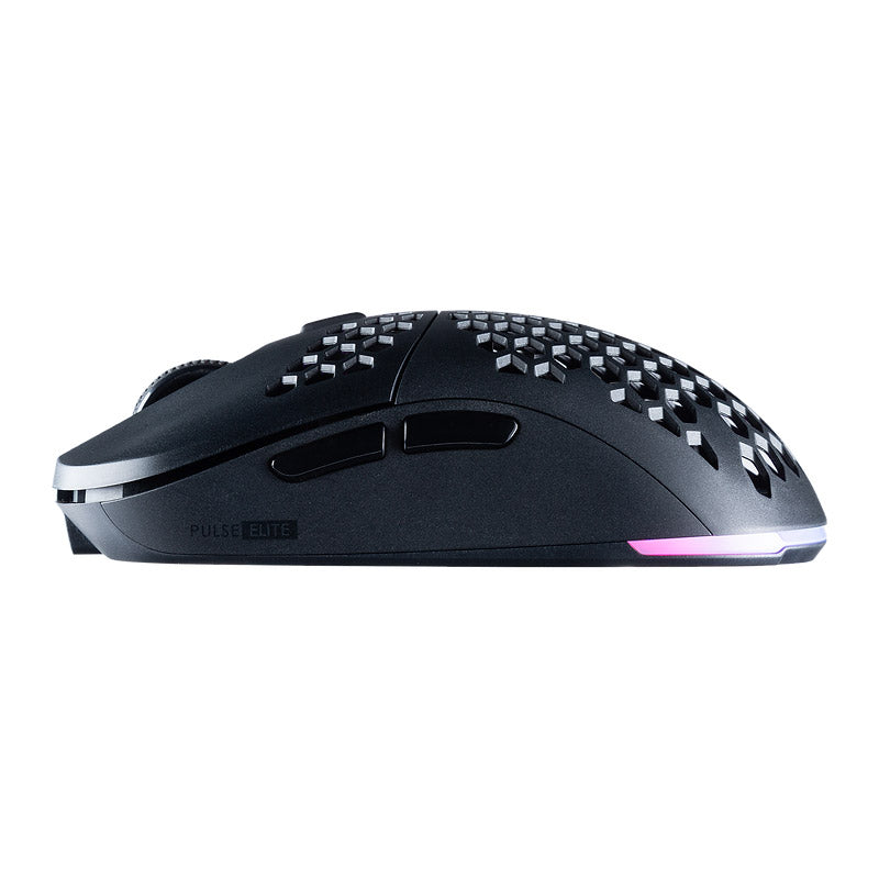 TECWARE Pulse Elite Wireless Gaming Mouse - 19000DPI, 400 IPS (Black/White)