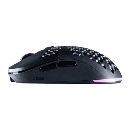 TECWARE Pulse Elite Wireless Gaming Mouse - 19000DPI, 400 IPS (Black/White)