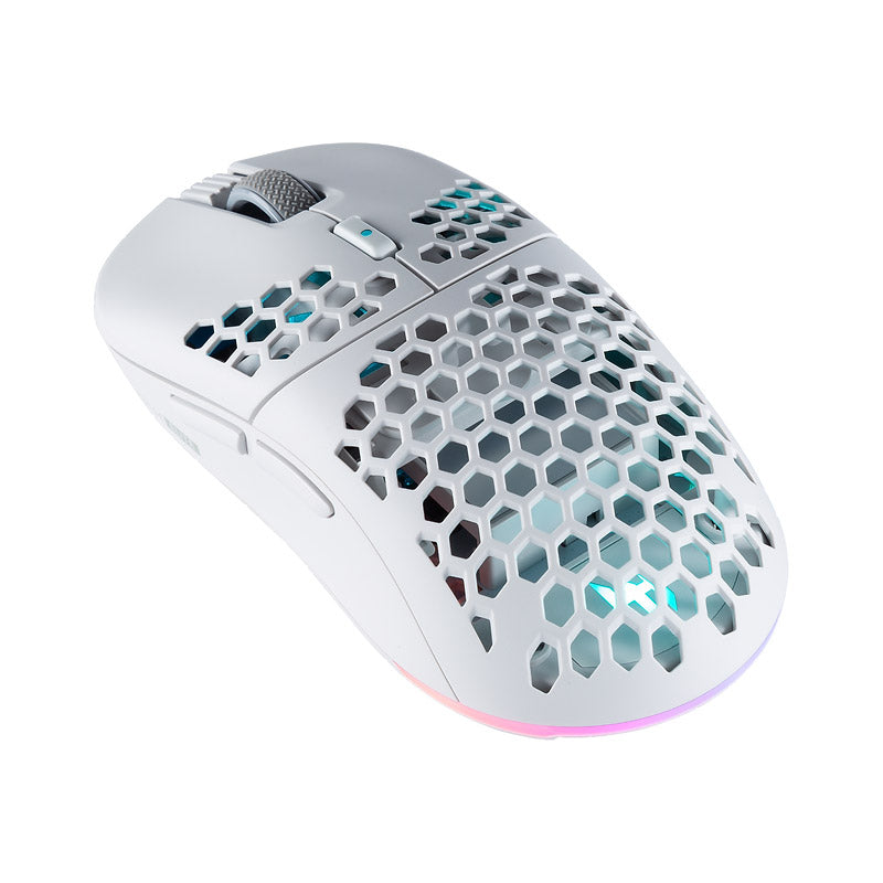 TECWARE Pulse Elite Wireless Gaming Mouse - 19000DPI, 400 IPS (Black/White)