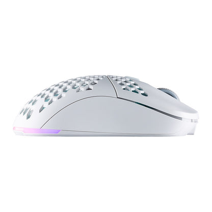 TECWARE Pulse Elite Wireless Gaming Mouse - 19000DPI, 400 IPS (Black/White)