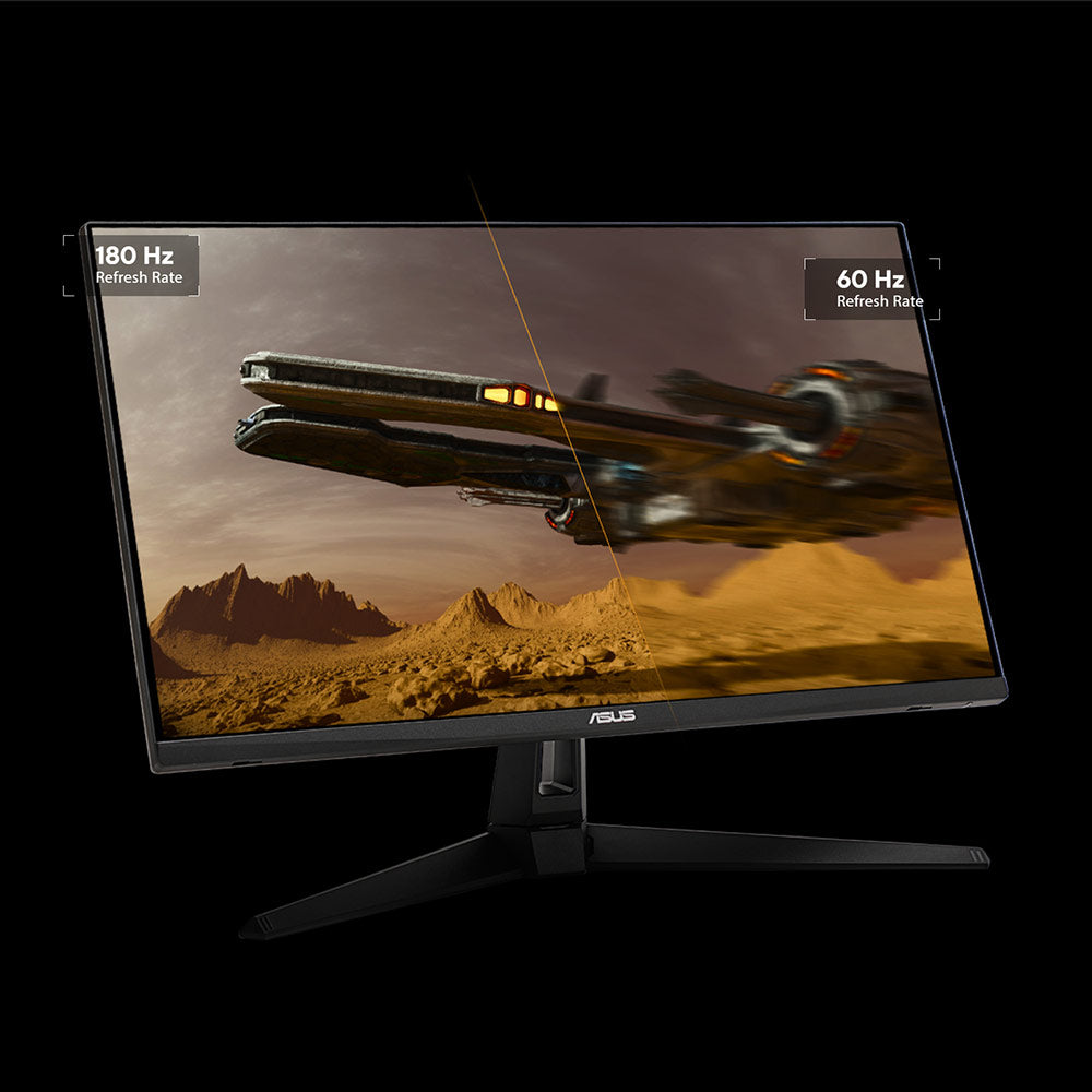 ASUS TUF Gaming VG27AQ3A Gaming Monitor - 27-inch, QHD(2560x1440), 180Hz, Fast IPS, ELMB Sync, 1ms (GTG), Freesync Premium™, G-Sync compatible, Variable Overdrive, 130% sRGB