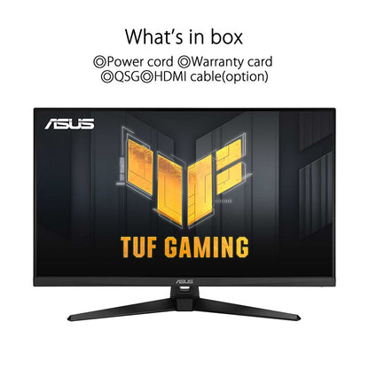 ASUS TUF Gaming VG328QA1A Gaming Monitor - 32" (31.5 viewable), FHD (1920x1080), Overclock to 170Hz (native 165Hz), Extreme Low Motion Blur™, FreeSync Premium™, 1ms (MPRT), Shadow Boost