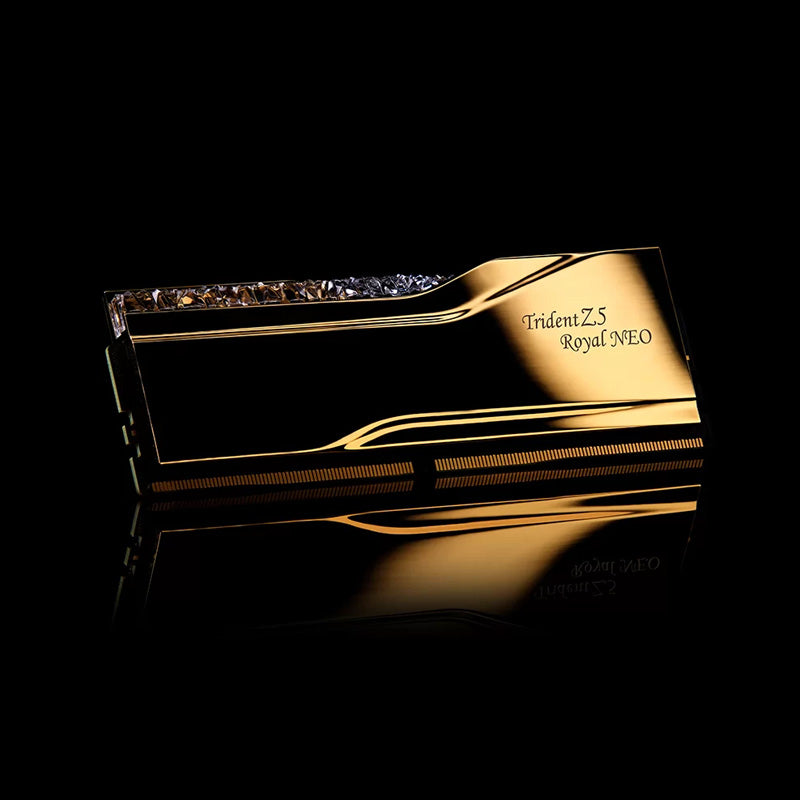 G.SKILL Trident Z5 Royal NEO RGB Series (GOLD): 32GB/48GB/64GB/96GB DDR5-6000/6400/8000 MT/s - AMD EXPO Profile Ready