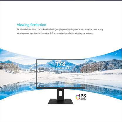 ASUS VA24DQLB Eye Care Monitor - 23.8" FHD, IPS, Frameless, 75Hz, Adaptive-Sync, Low Blue Light, Flicker Free, Ergonomic Design, Wall Mountable