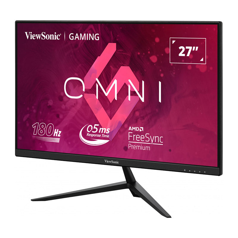 ViewSonic VX2728 27" IPS 180Hz, FHD 1080p Gaming Monitor, Built-in Speaker, AMD FreeSync Premium, VESA Adaptive Sync and clearMR, 0.5 ms, HDMI, DisplayPort