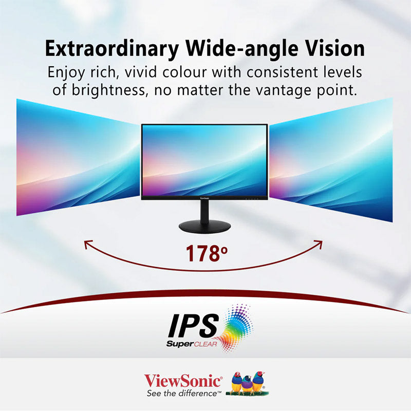 ViewSonic VG2409-MHU 24” Full HD USB-C Monitor with Dual Speakers