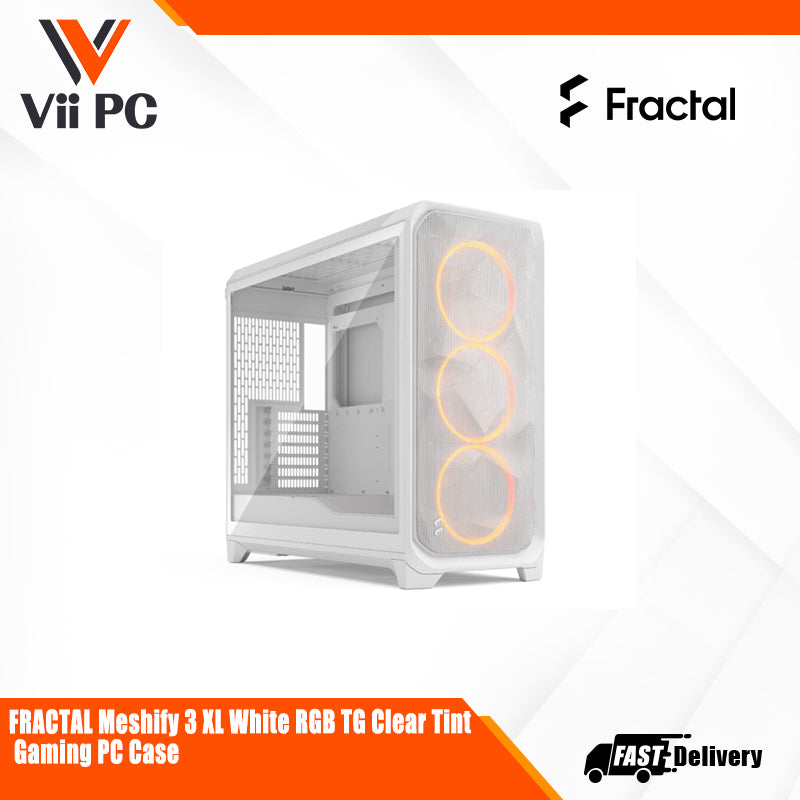 Fractal Meshify 3 XL  Black Solid / black TG Light Tint / Pro RGB Black TG Light Tint / Black RGB TG Light Tint / Ambience Pro RGB White TG Clear Tint / White RGB TG Clear Tint GAMING PC CASE