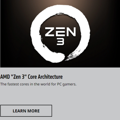 AMD Ryzen™ 7 5700X3D without Cooler - Ryzen 7 5000 Series Desktop Processor (8-Core 3.0GHz Socket AM4 105W Non-Integrated Boxed Processor)