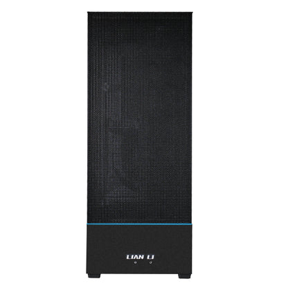 LIAN LI SUP01 BLACK/WHITE Tempered Glass ATX Small Tower CASE
