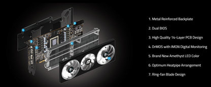 PowerColor Hellhound AMD Radeon RX 7800 XT 16GB GDDR6 Graphics Card