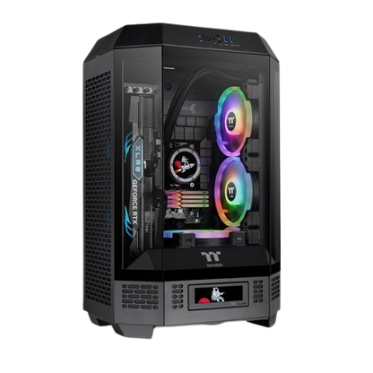 Thermaltake The Tower 300 Micro Tower Chassis - Black/Snow/Bumblebee/Hydrangea Blue/Limestone