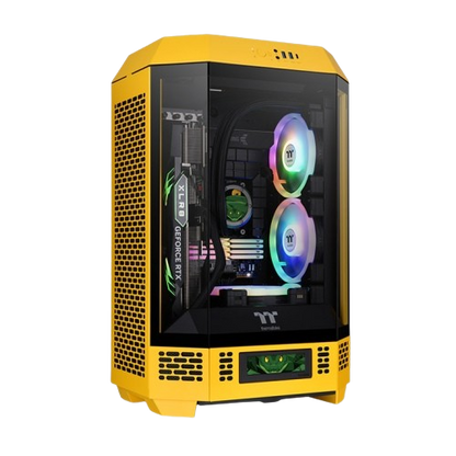 Thermaltake The Tower 300 Micro Tower Chassis - Black/Snow/Bumblebee/Hydrangea Blue/Limestone