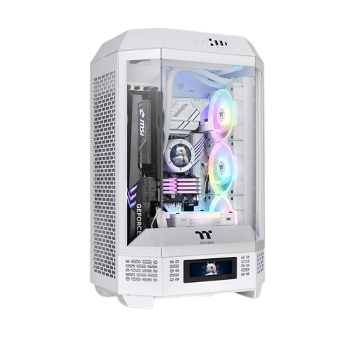 Thermaltake The Tower 300 Micro Tower Chassis - Black/Snow/Bumblebee/Hydrangea Blue/Limestone