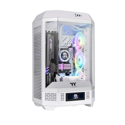 Thermaltake The Tower 300 Micro Tower Chassis - Black/Snow/Bumblebee/Hydrangea Blue/Limestone