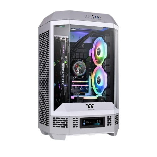 Thermaltake The Tower 300 Micro Tower Chassis - Black/Snow/Bumblebee/Hydrangea Blue/Limestone