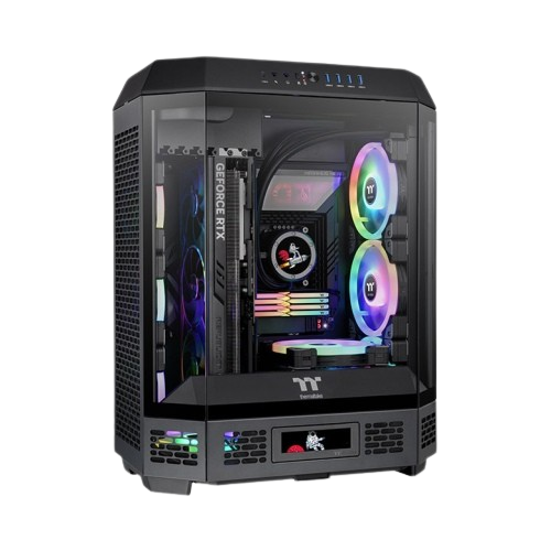 Thermaltake The Tower 600 Mid Tower Chassis - Black/White