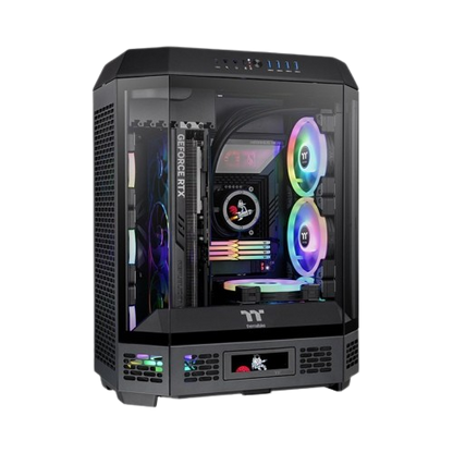 Thermaltake The Tower 600 Mid Tower Chassis - Black/White