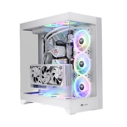 Thermaltake CTE E550 TG Mid Tower Chassis - Black/Snow
