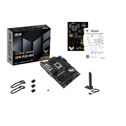 ASUS TUF GAMING X870-PLUS WIFI AMD Ryzen 9000 Series AM5 ATX Gaming Motherboard