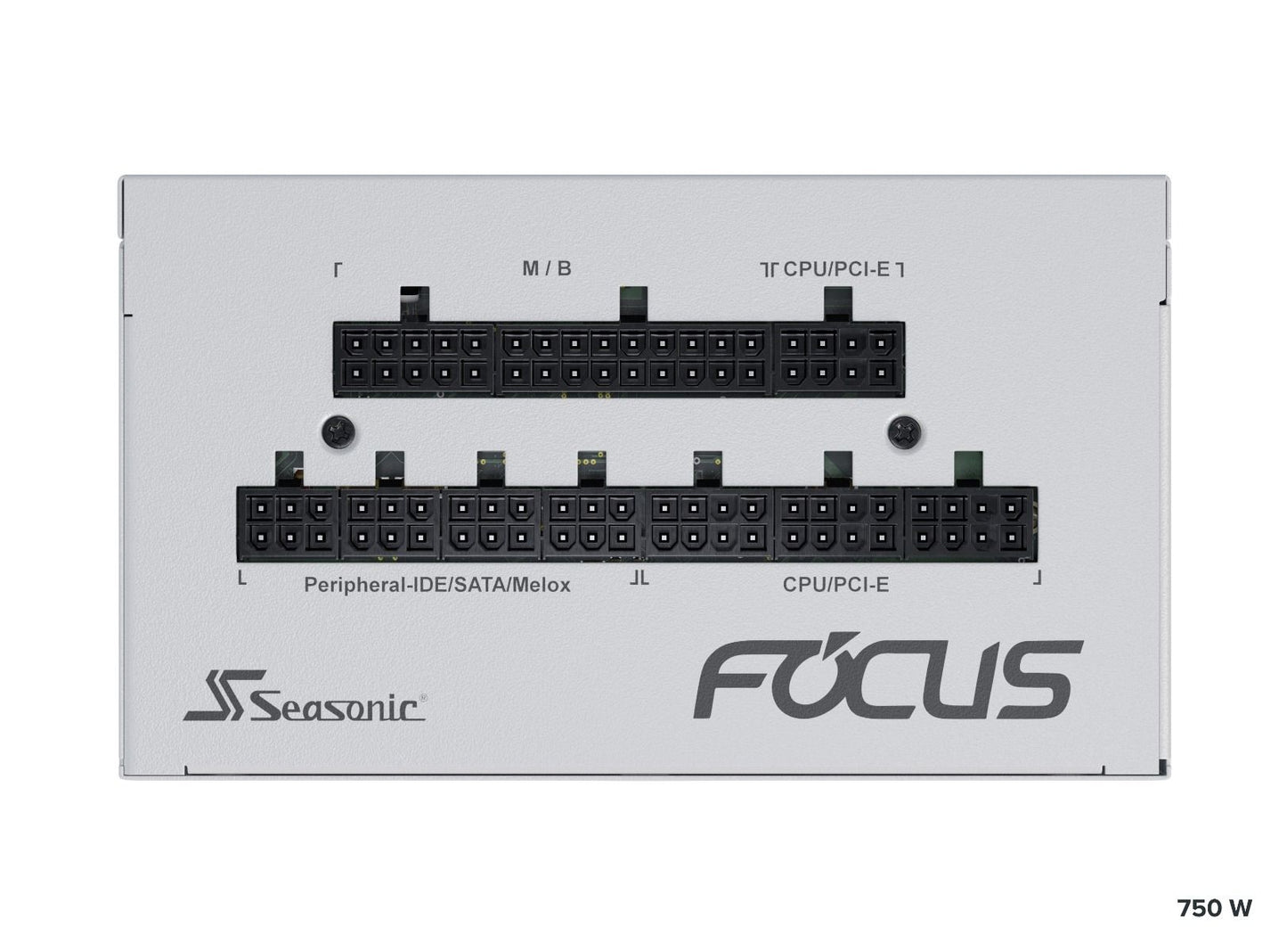 Seasonic FOCUS GX 750 850 1000 (750W/850W/1000W) WHITE EDITION ATX 3.0 Plus® GOLD Certified/Fully Modular/Hybird Silent Fan/140mm Depth/PCI-E GEN 5.0 (10 Years Warranty)