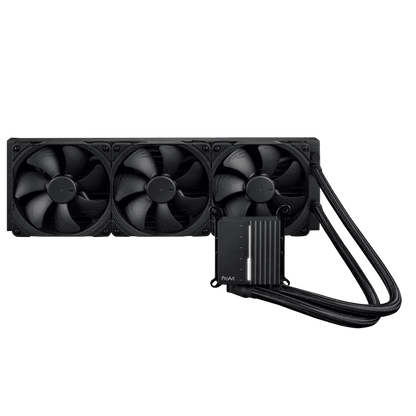 ASUS ProArt LC 420 ALL-IN-ONE CPU LIQUID COOLER w illuminated system status meter & 3 Noctua NF-A14, PWM 140mm fans