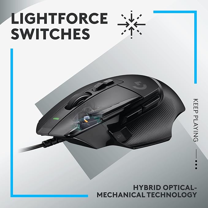 LOGITECH G502 X Wired Gaming Mouse