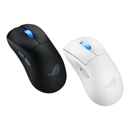 ASUS ROG Keris II Ace Wireless Gaming Mouse - 54 g, ROG AimPoint Pro 42000 DPI, AURA Sync, Tri-mode Connectivity