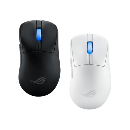 ASUS ROG Keris II Ace Wireless Gaming Mouse - 54 g, ROG AimPoint Pro 42000 DPI, AURA Sync, Tri-mode Connectivity