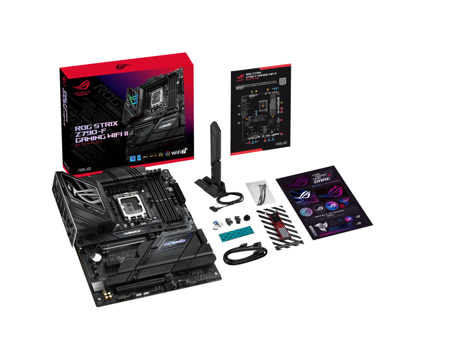 ASUS ROG STRIX Z790-F GAMING WIFI II Motherboard + Intel i7-14700K / i7-14700KF (14th GEN) Processor BUNDLE