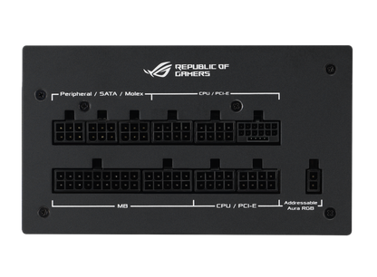 ASUS ROG Strix 1200W Gold Aura Edition Fully Modular Power Supply 80 Plus® Gold Certified - ATX 3.0, Cybenetics Lambda A+ Certification ,PCIe Gen 5.0 Ready, Axial-tech Fan, Aura Sync (10 Year Warranty)