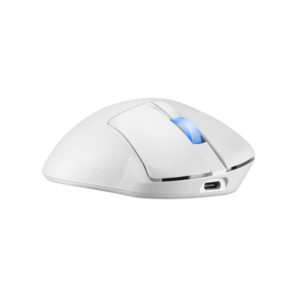 ASUS ROG Keris II Ace Wireless Gaming Mouse - 54 g, ROG AimPoint Pro 42000 DPI, AURA Sync, Tri-mode Connectivity
