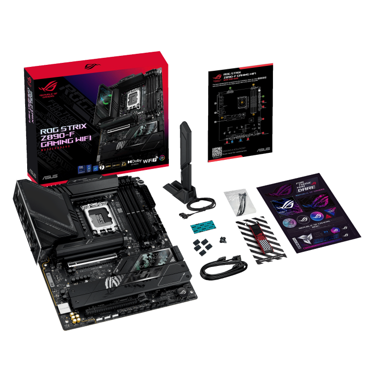 ASUS ROG STRIX Z890-F GAMING WIFI AM5 ATX Motherboard + Intel® Core™ Ultra 9 Processor 285K BUNDLE