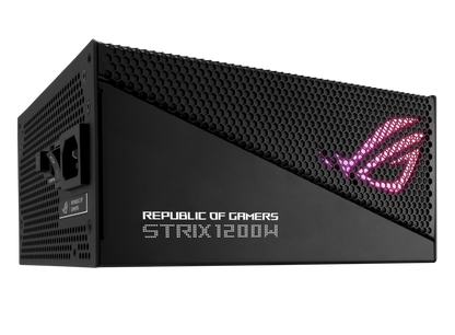 ASUS ROG Strix 1200W Gold Aura Edition Fully Modular Power Supply 80 Plus® Gold Certified - ATX 3.0, Cybenetics Lambda A+ Certification ,PCIe Gen 5.0 Ready, Axial-tech Fan, Aura Sync (10 Year Warranty)