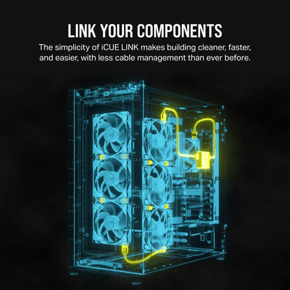 CORSAIR iCUE LINK System Hub - Connect Up to 14 CORSAIR iCUE LINK Devices - Auto Device Detection