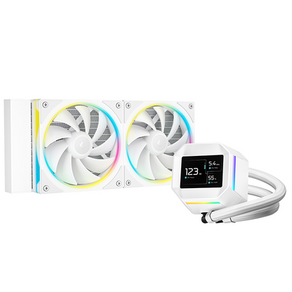 DeepCool  LM240 / LM360 AIO ARGB Liquid Cooler with 2.4 IPS Mini‑LCD Display