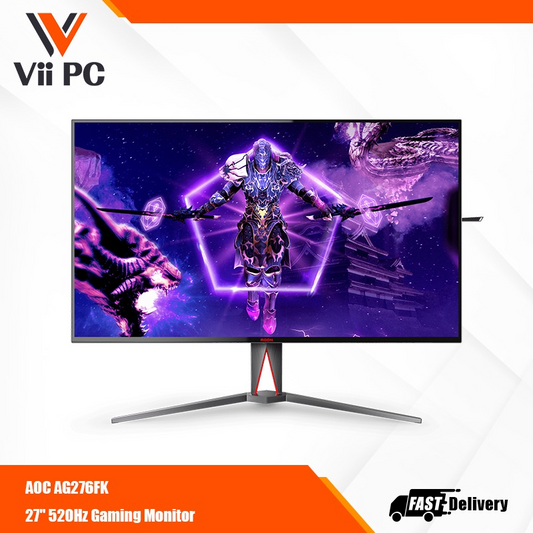AOC AG276FK 27" 520Hz 0.3ms Fast IPS FHD Gaming Monitor
