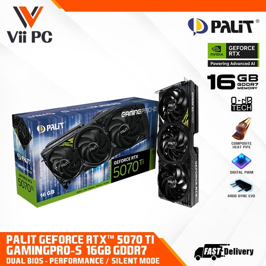 PALIT RTX 5070 Ti GAMING PRO S 16GB