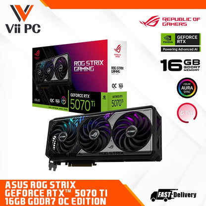 ASUS ROG Strix GeForce RTX 5070 Ti 16GB GDDR7 OC Edition