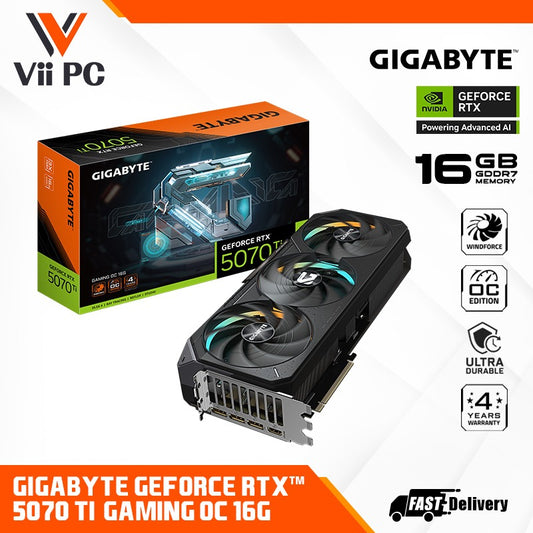GIGABYTE GeForce RTX 5070 Ti GAMING OC 16G