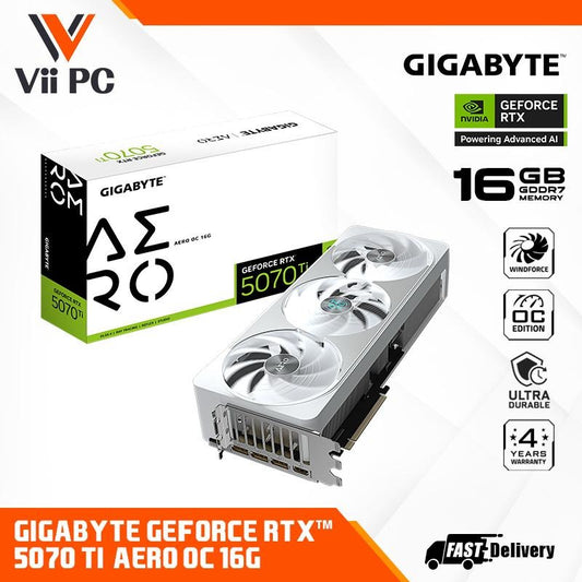 GIGABYTE GeForce RTX 5070 Ti AERO OC 16G