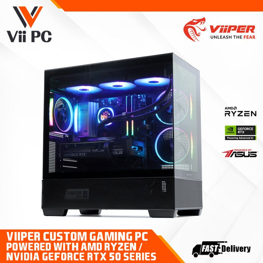 Viiper AMD RYZEN 5 7500F WITH RTX 5060 / AMD RYZEN 7 7700 WITH RTX 5060 / 16GB RAM/ 1TB SSD /GAMING DESKTOP