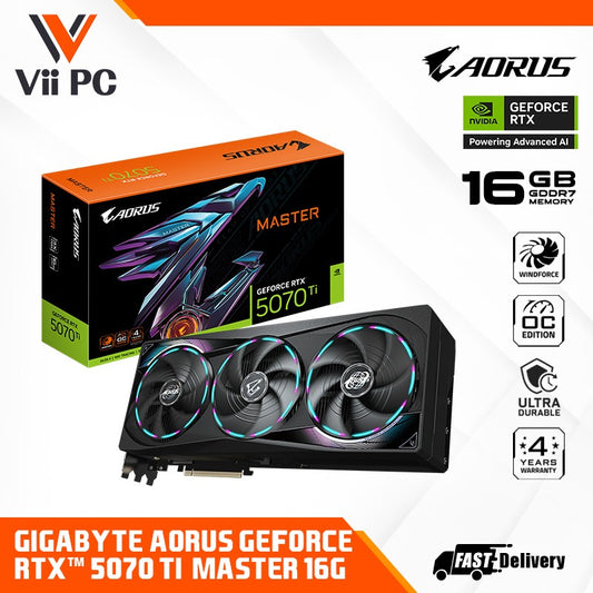 GIGABYTE AORUS GeForce RTX™ 5070 Ti MASTER 16G