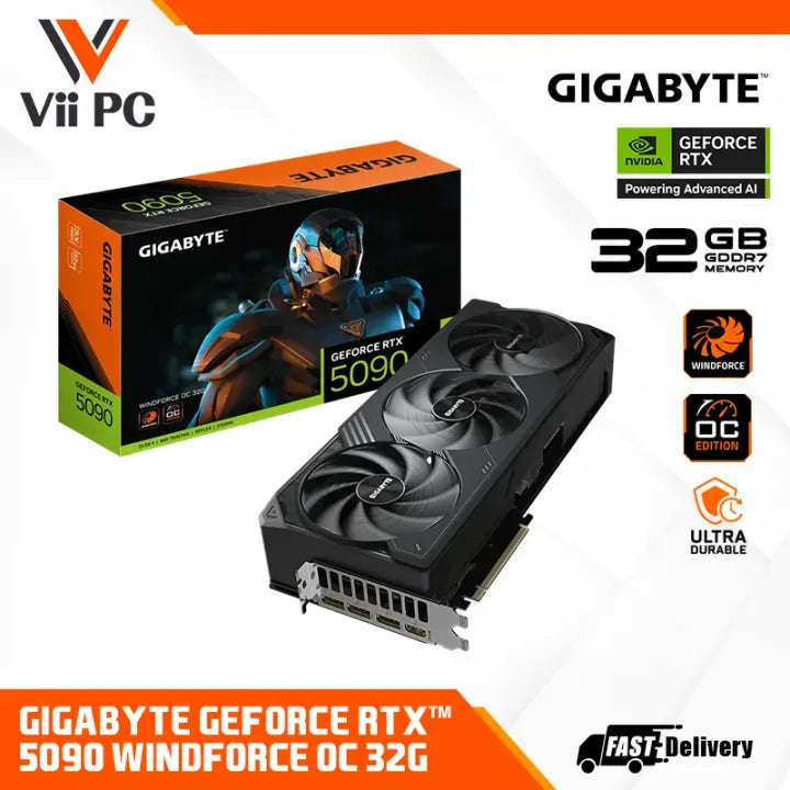 GIGABYTE GeForce RTX 5090 WINDFORCE OC 32G
