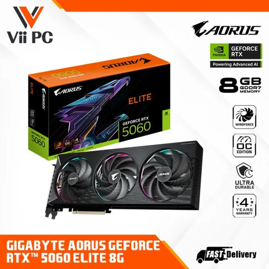 GIGABYTE AORUS GeForce RTX 5060 ELITE 8G