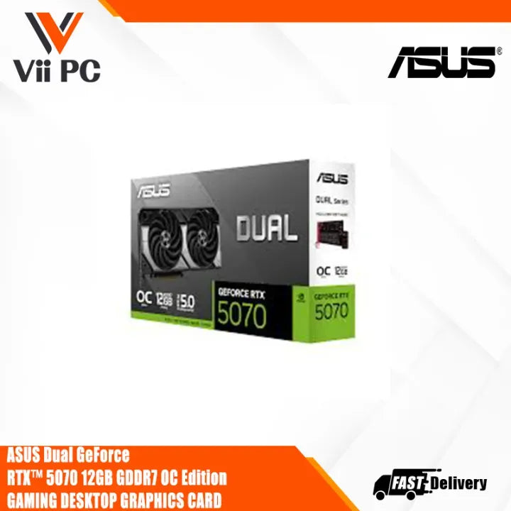 ASUS Dual GeForce RTX™ 5070 12GB GDDR7 OC Edition