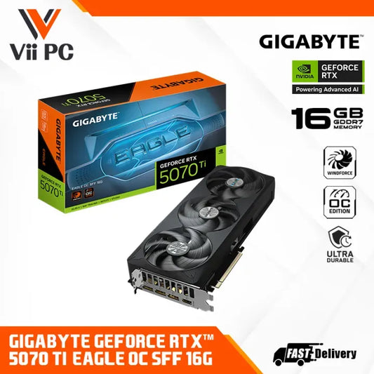 GIGABYTE GeForce RTX 5070 Ti EAGLE OC ICE OR EAGLE OC SFF 16G RGB WHITE OR BALCK GAMING GRAPHIC CARD