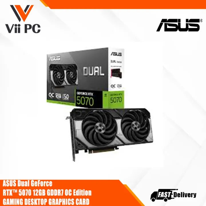 ASUS Dual GeForce RTX™ 5070 12GB GDDR7 OC Edition