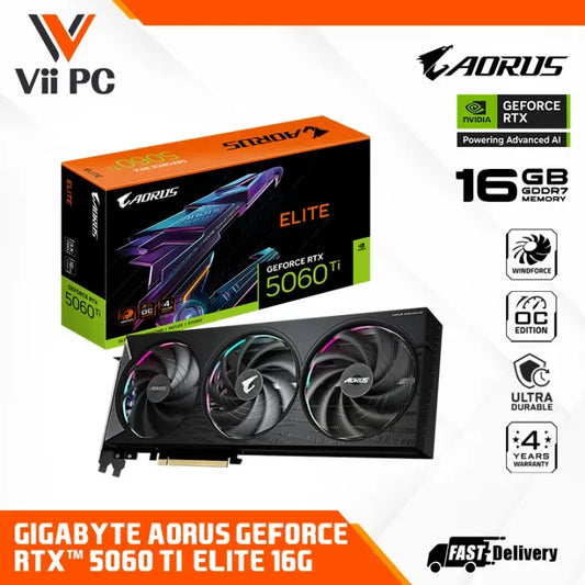 GIGABYTE AORUS GeForce RTX 5060 Ti ELITE 16G